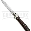 AGA Campolin 10" Cocobolo Frosolone Stiletto Automatic Knife - Bayonet