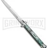 AGA Campolin 11" 2017 Italian Picklock Abalone Automatic Knife - Bayonet