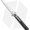 AGA Campolin 9" Dominus Bayonet Leverlock Automatic Knife Ebony (4" Satin)