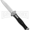 AGA Campolin Zero Carbon Fiber Leverlock Automatic Knife - Bayo Satin Plain