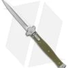 AGA Campolin Zero+ Dagger Leverlock Automatic Green G-10 (4.5" Satin M390)