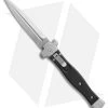 AGA Campolin Zero Dagger Leverlock Automatic Knife Black G-10 (3.75" Stonewash)