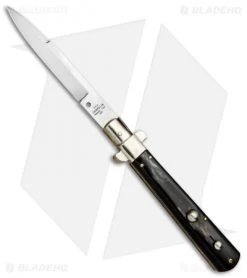 AGA Campolin 11" Frosolone Bayonet Stiletto Automatic Brazilian Horn (5" Satin)