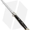 13" AGA Campolin Dark Horn Automatic Knife Italian Stiletto (Kriss Plain)