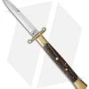 AGA Campolin 13" Swinguard Automatic Knife Brass/Stag Horn (5.75" Satin Bayo)