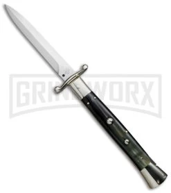 AGA Campolin 13" Dark Horn Italian Swinguard - Satin Dagger