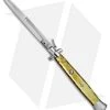 AGA Campolin 18" Ring Pull Automatic Italian Stiletto Gold (8" Satin Bayo)