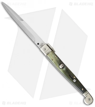 AGA Campolin 9" Sicilian Picklock Automatic Brazilian Horn (4.1" Satin Bayo)