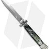 AGA Campolin 9" Maltese Cross Stiletto Automatic Brazilian Horn (4" Bayonet)