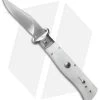 AGA Campolin 7.5" Calibro Humpback Automatic White Pearlex (3.4" Satin)